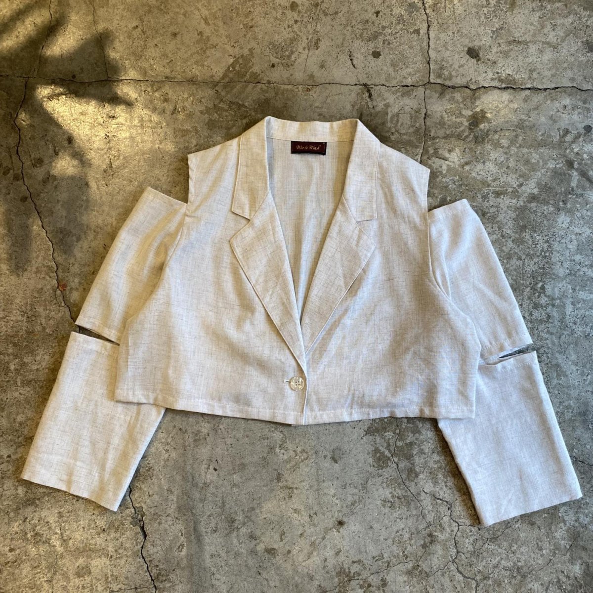 画像1: 【Wiz&Witch】"TRANSFORM" LINEN TAYLOR JACKET / OS (1)