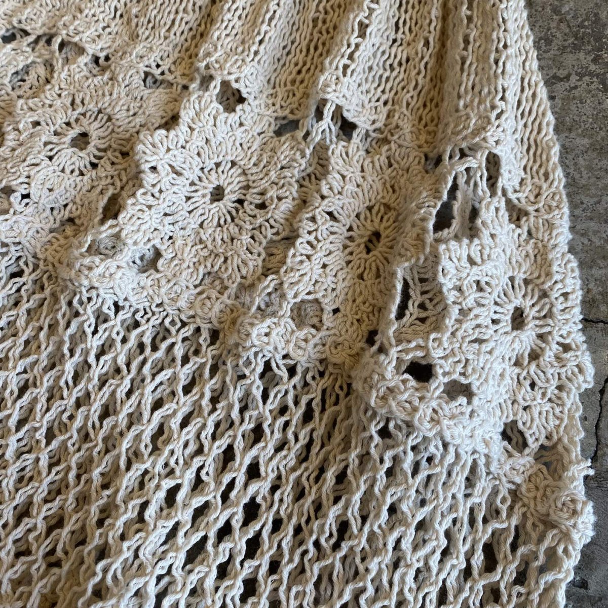 画像6: CROCHET LACE DESIGN LONG SKIRT / W25~W40 (6)