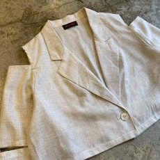 画像3: 【Wiz&Witch】"TRANSFORM" LINEN TAYLOR JACKET / OS (3)