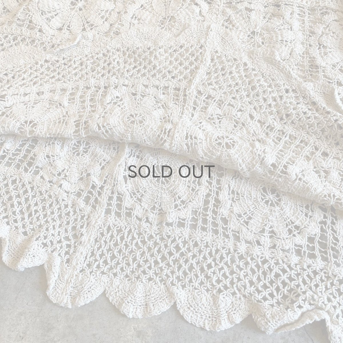 画像7: CROCHET LACE DESIGN LONG SKIRT / W25~W40 (7)