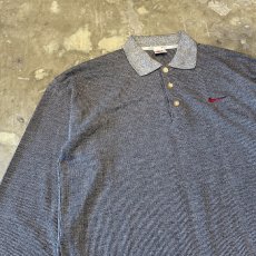 画像3: 【NIKE】SWOOSH LOGO L/S POLO SHIRT / Mens XL (3)