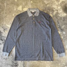 画像1: 【NIKE】SWOOSH LOGO L/S POLO SHIRT / Mens XL (1)