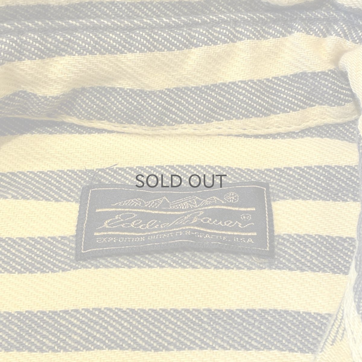 画像12: 70~80's【EDDIE BAUER】BICOLOR STRIPE PATTERN L/S SHIRT / Mens L (12)