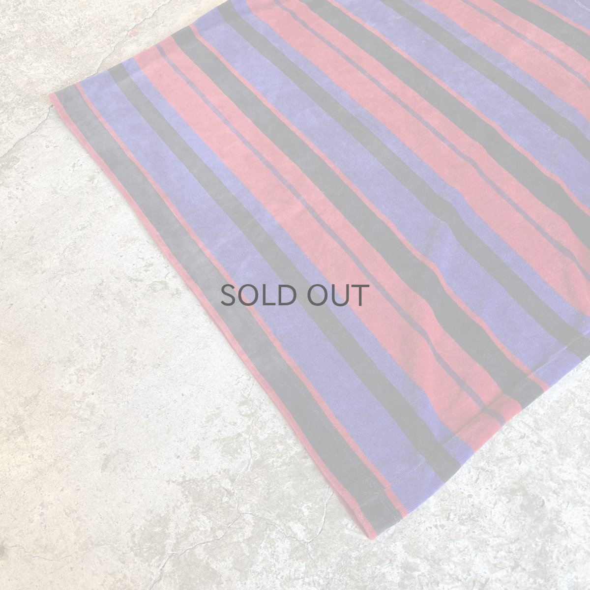 画像4: MULCH BORDER PATTERN VELVET TURTLE L/S TOPS / Ladies L (4)