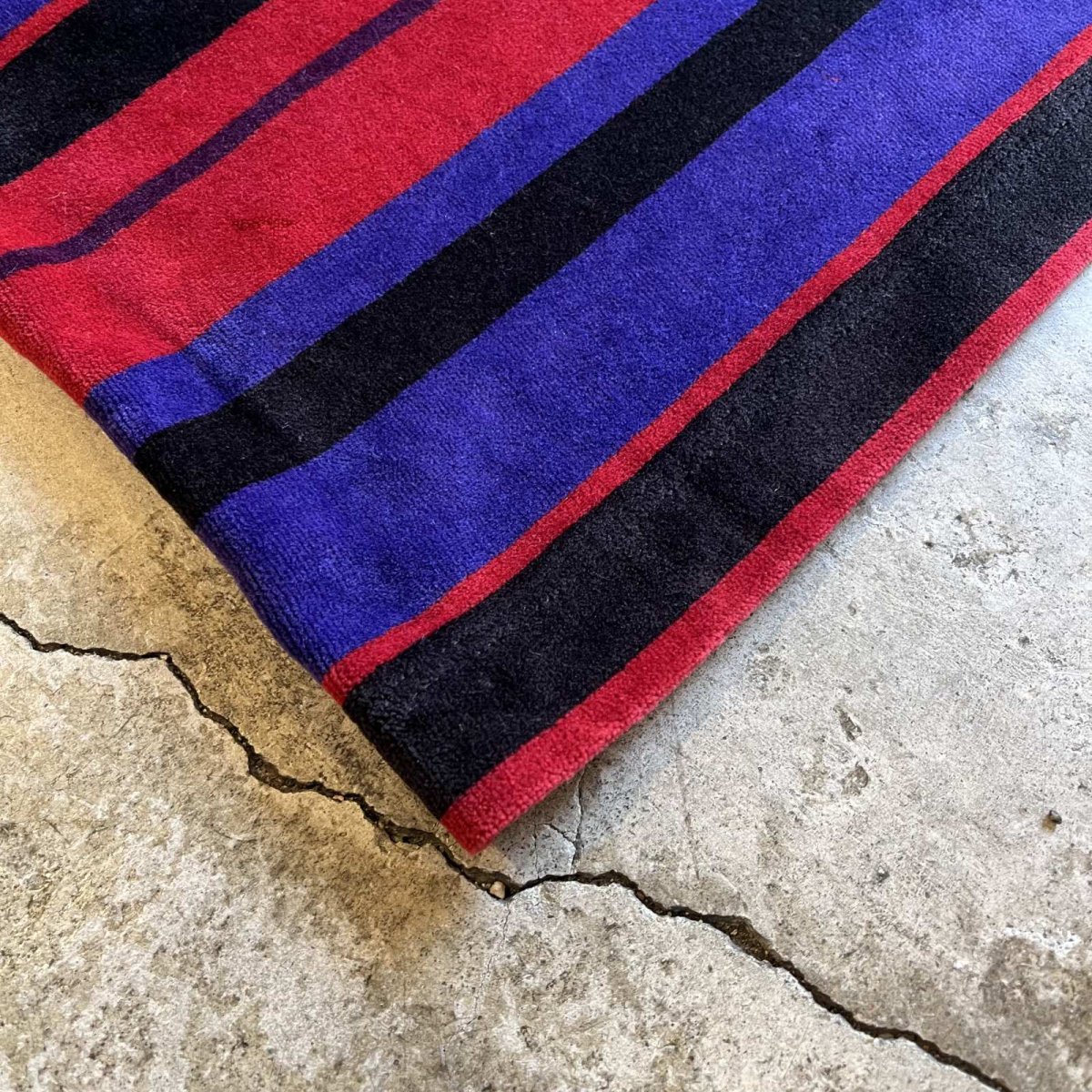 画像3: MULCH BORDER PATTERN VELVET TURTLE L/S TOPS / Ladies L (3)