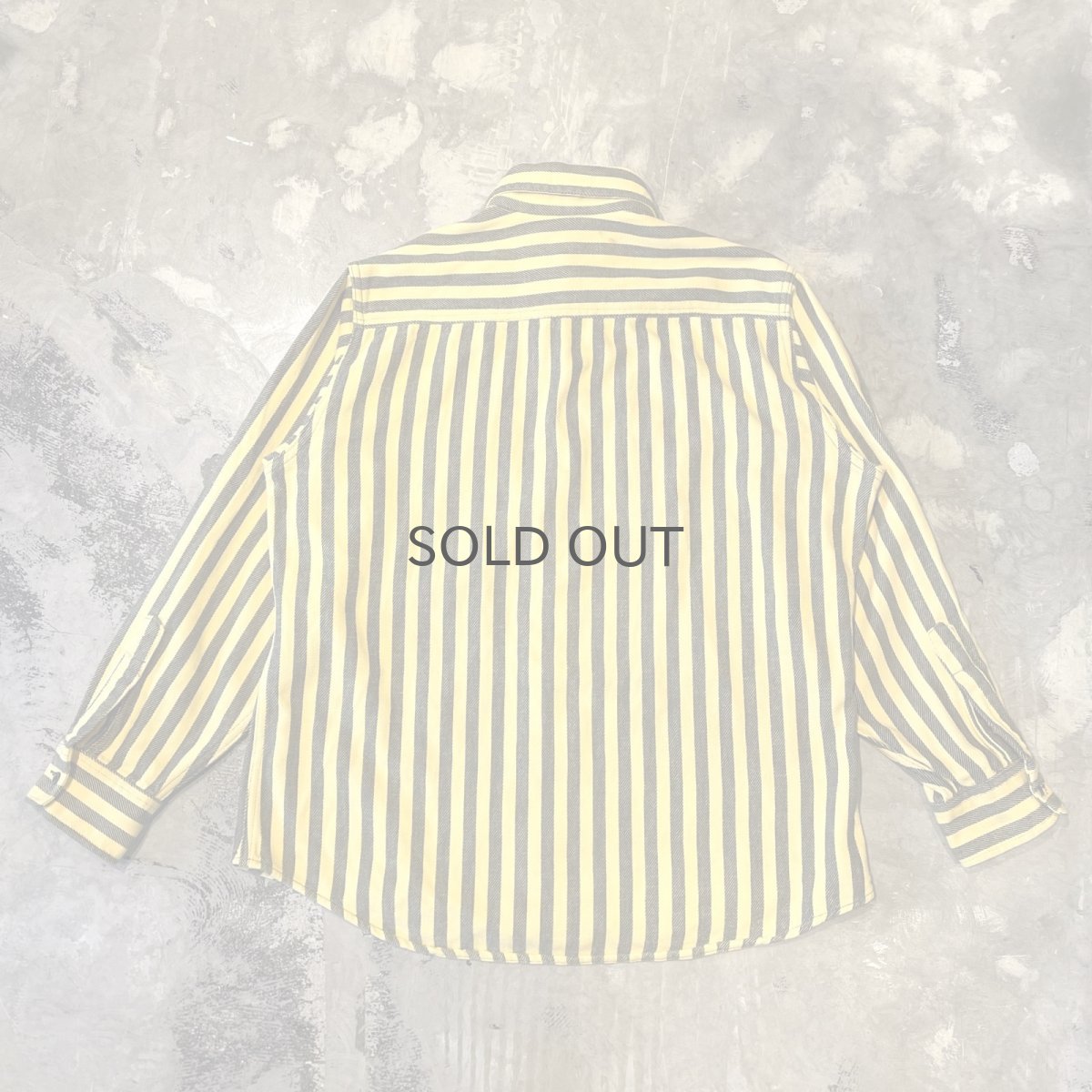 画像2: 70~80's【EDDIE BAUER】BICOLOR STRIPE PATTERN L/S SHIRT / Mens L (2)