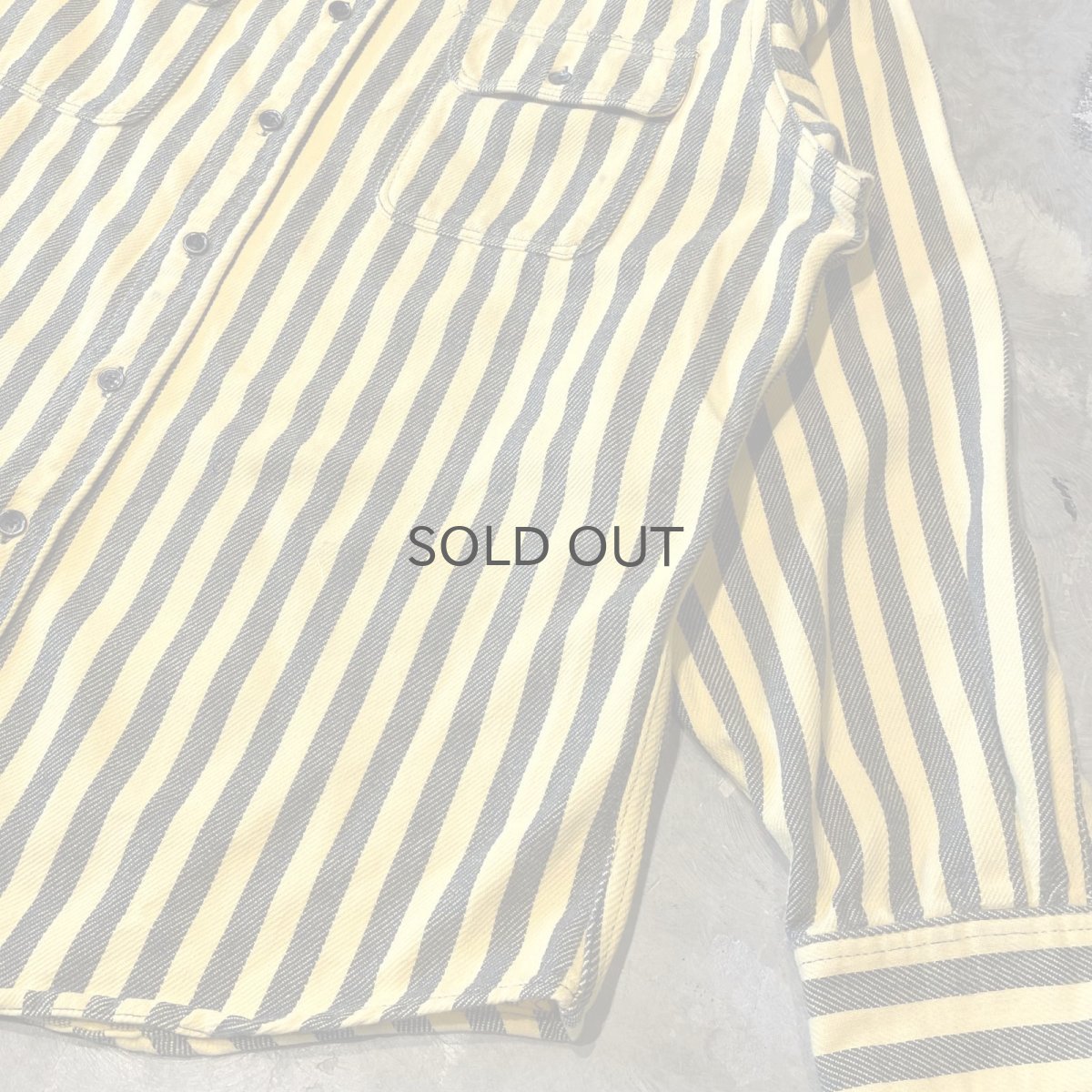 画像6: 70~80's【EDDIE BAUER】BICOLOR STRIPE PATTERN L/S SHIRT / Mens L (6)