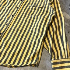 画像6: 70~80's【EDDIE BAUER】BICOLOR STRIPE PATTERN L/S SHIRT / Mens L (6)
