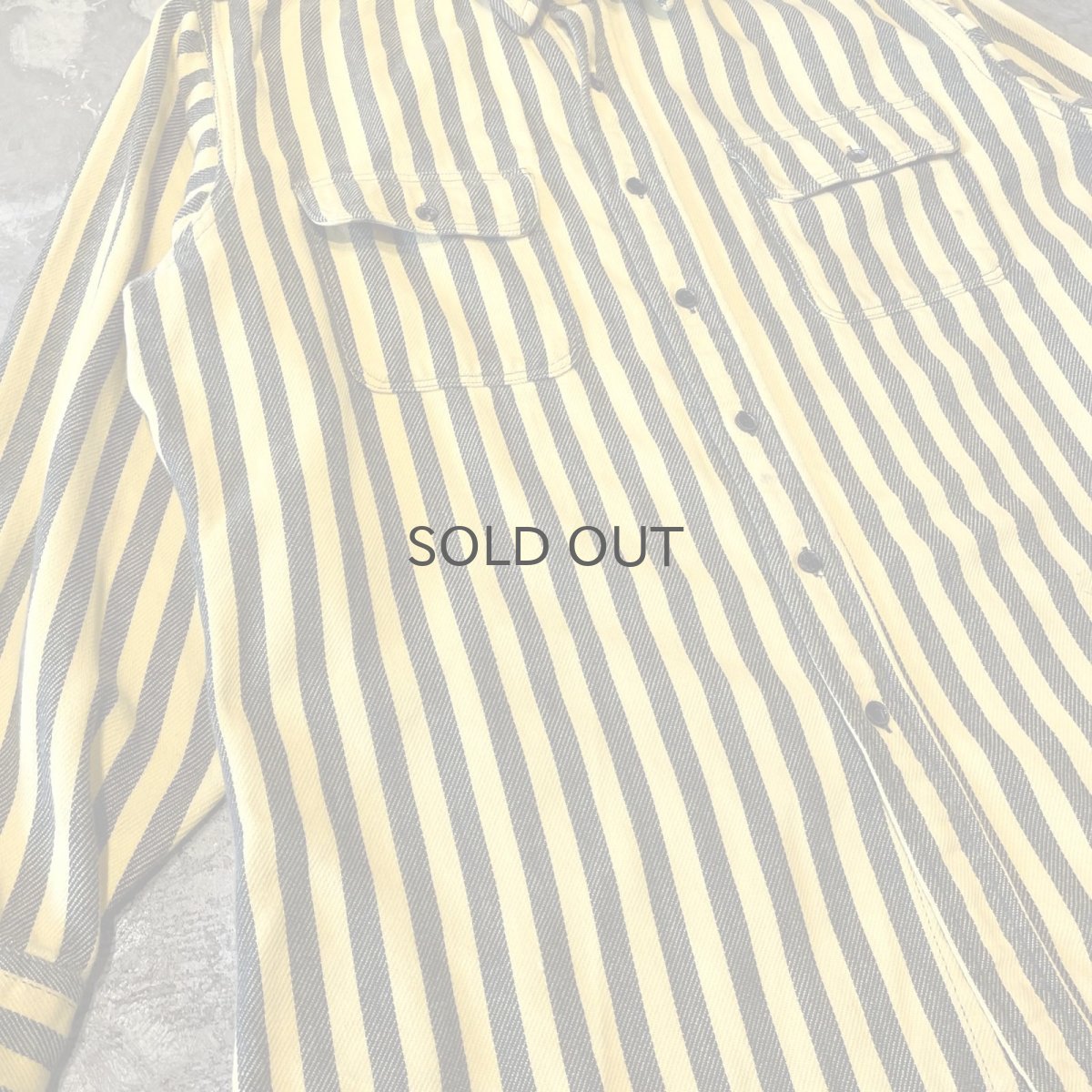 画像5: 70~80's【EDDIE BAUER】BICOLOR STRIPE PATTERN L/S SHIRT / Mens L (5)