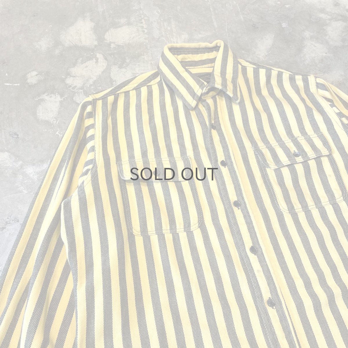 画像3: 70~80's【EDDIE BAUER】BICOLOR STRIPE PATTERN L/S SHIRT / Mens L (3)