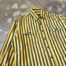 画像3: 70~80's【EDDIE BAUER】BICOLOR STRIPE PATTERN L/S SHIRT / Mens L (3)