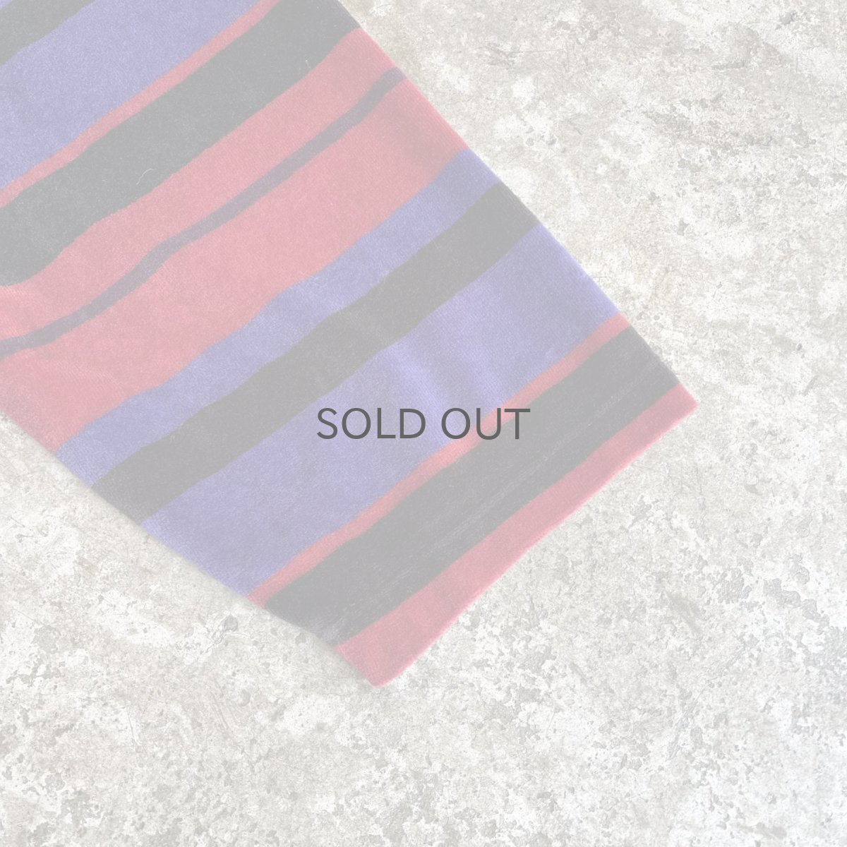 画像6: MULCH BORDER PATTERN VELVET TURTLE L/S TOPS / Ladies L (6)