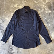 画像1: 90's FRONT SNAP BUTTON FLAP WESTERN L/S SHIRT / Mens M / MADE IN USA (1)