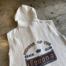 画像7: BACK PRINT MEXICAN NATIVE HOODIE VEST / Ladies L (7)