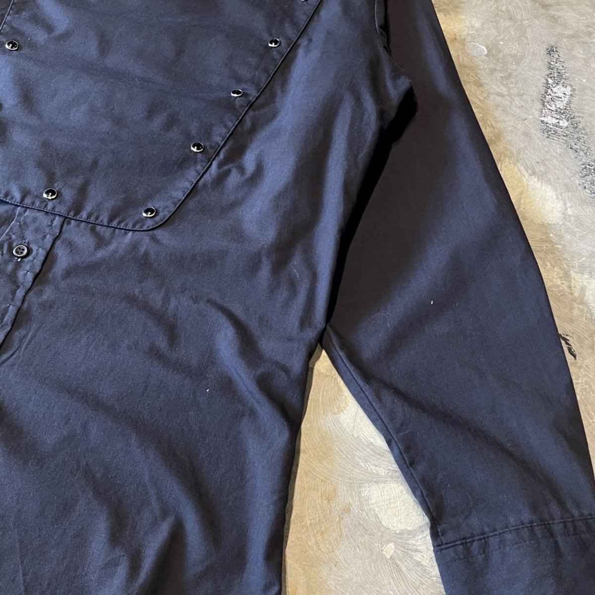 画像6: 90's FRONT SNAP BUTTON FLAP WESTERN L/S SHIRT / Mens M / MADE IN USA (6)