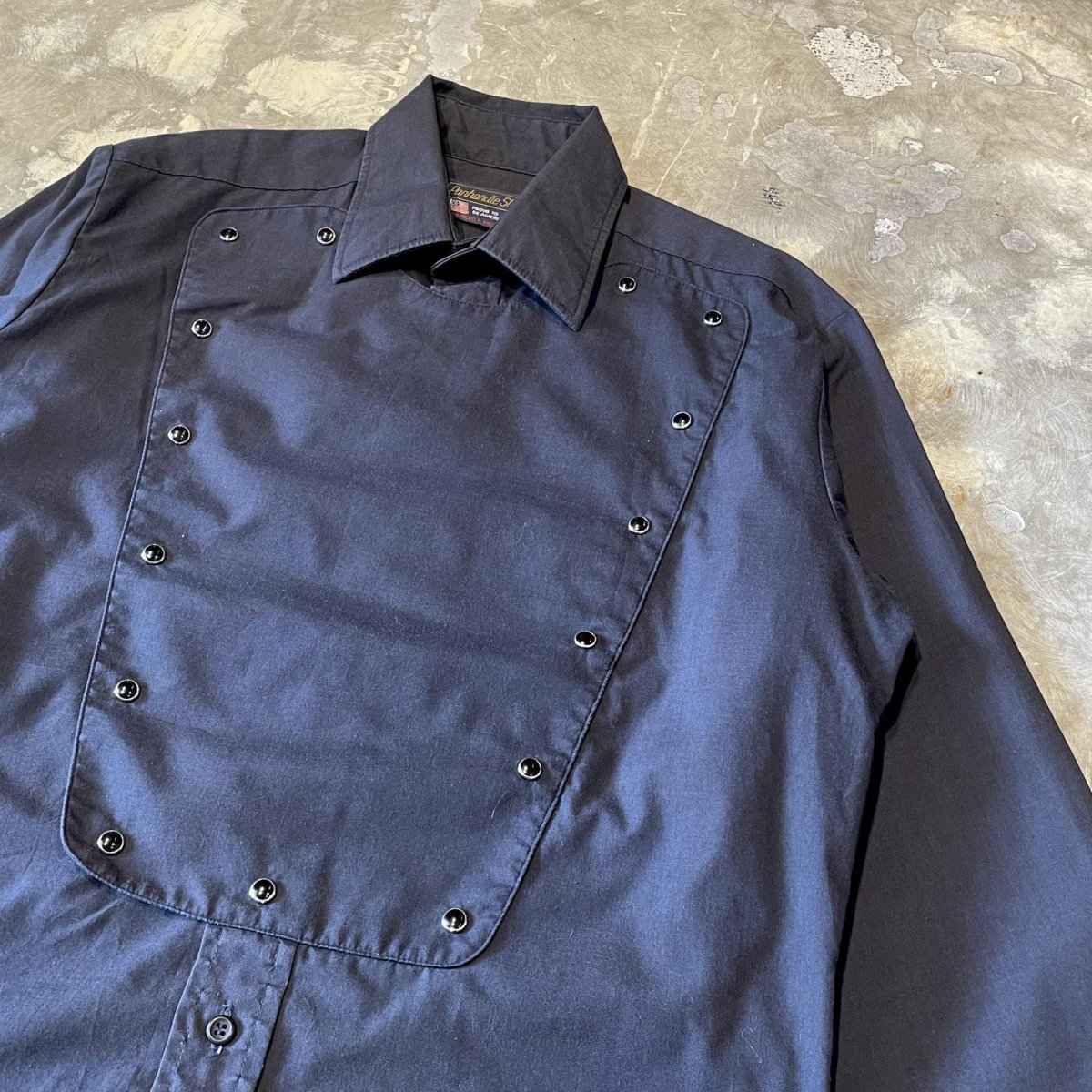 画像4: 90's FRONT SNAP BUTTON FLAP WESTERN L/S SHIRT / Mens M / MADE IN USA (4)