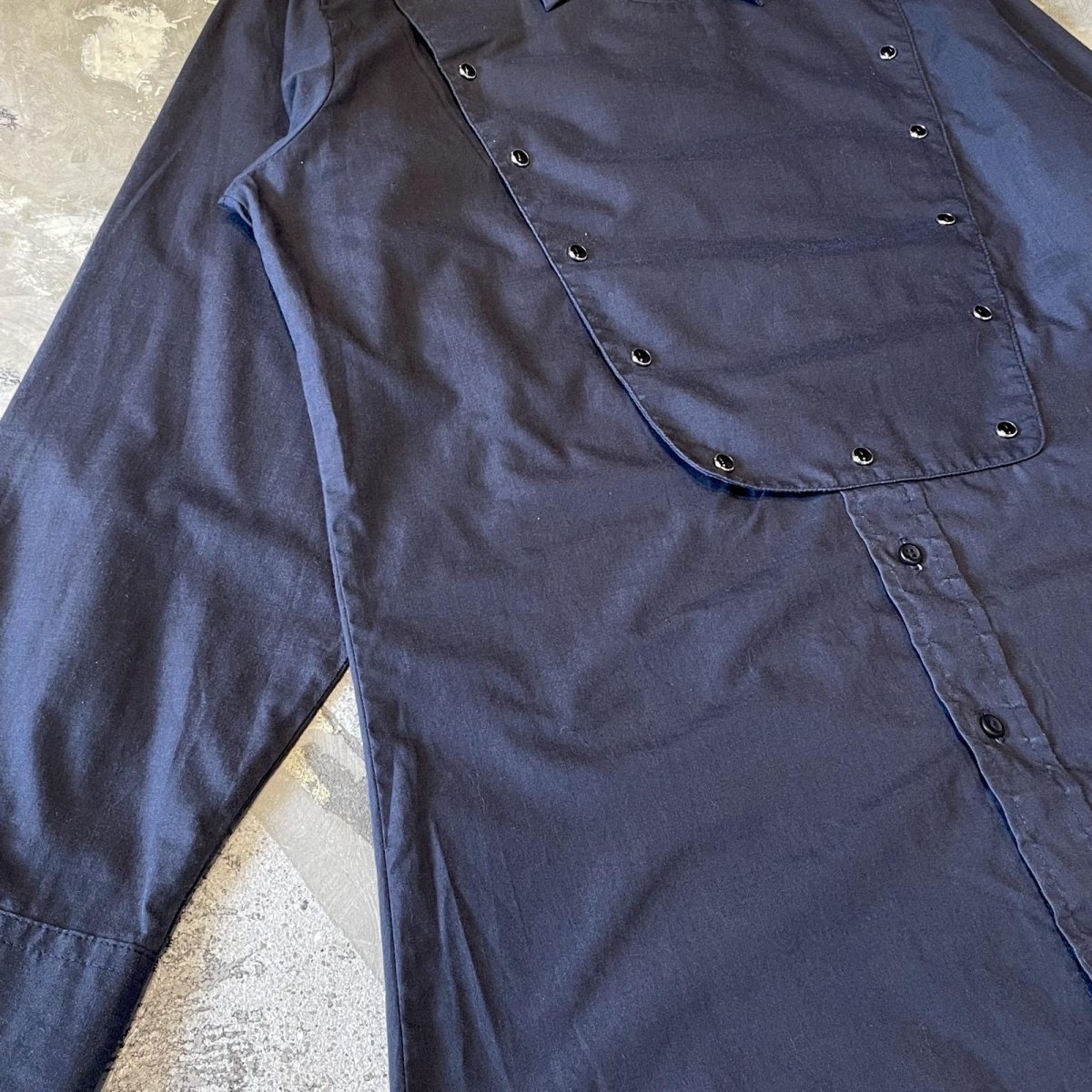 画像5: 90's FRONT SNAP BUTTON FLAP WESTERN L/S SHIRT / Mens M / MADE IN USA (5)