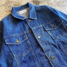 画像3: 4 POCKET DESIGN DENIM JACKET / Ladies L (3)
