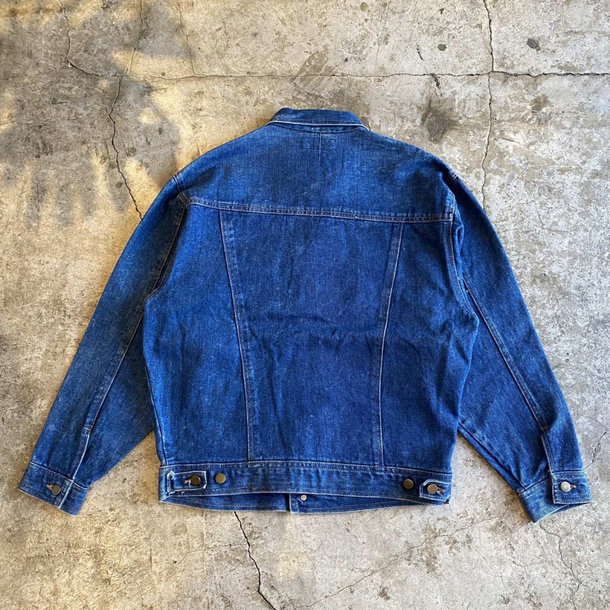 画像2: 4 POCKET DESIGN DENIM JACKET / Ladies L (2)