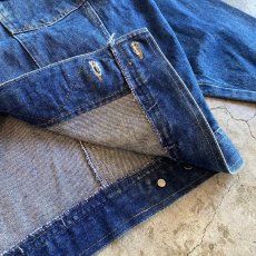 画像7: 4 POCKET DESIGN DENIM JACKET / Ladies L (7)