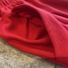画像5: 【WONDERGROUND】TUCK COLOR WIDE SWEAT PANTS / RED / OS (5)