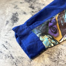画像7: 90's "MAJOR DANAGE" ART PATTERN SWITCHED L/S SHIRT / Mens XL (7)