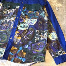 画像6: 90's "MAJOR DANAGE" ART PATTERN SWITCHED L/S SHIRT / Mens XL (6)