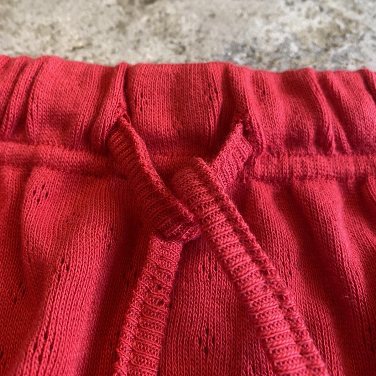 画像6: RED COLOR PUNCHING DESIGN BACK SLIT SKIRT / FREE (6)