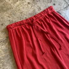 画像3: RED COLOR PUNCHING DESIGN BACK SLIT SKIRT / FREE (3)