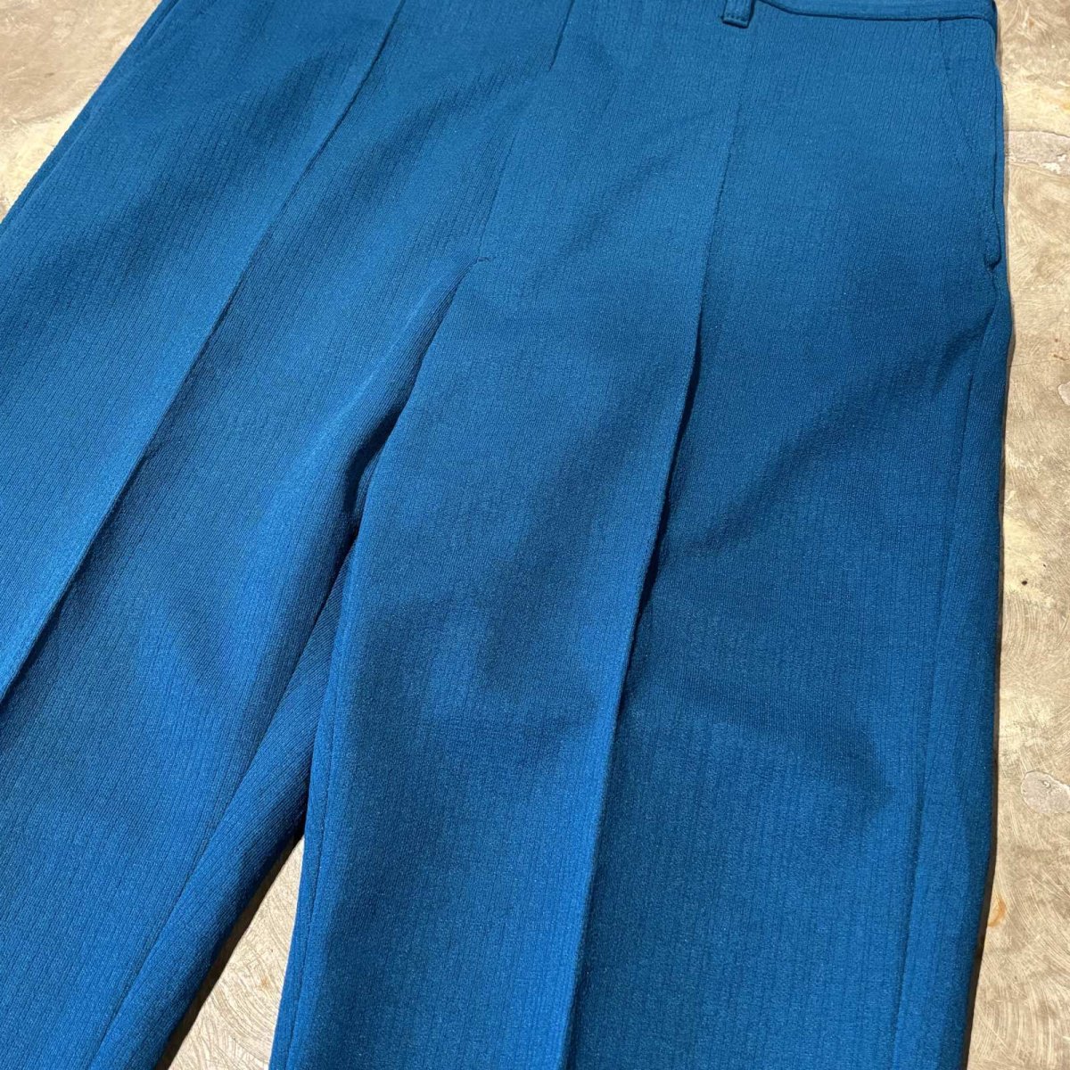 画像4: 70's COLOR STRAIGHT SILHOUETTE SLACKS / W33 / MADE IN USA (4)