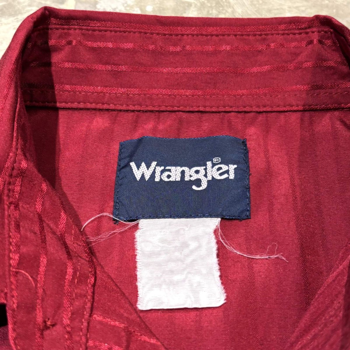 画像10: "WRANGLER" STRIPE PATTERN WESTERN L/S SHIRT / Mens L (10)