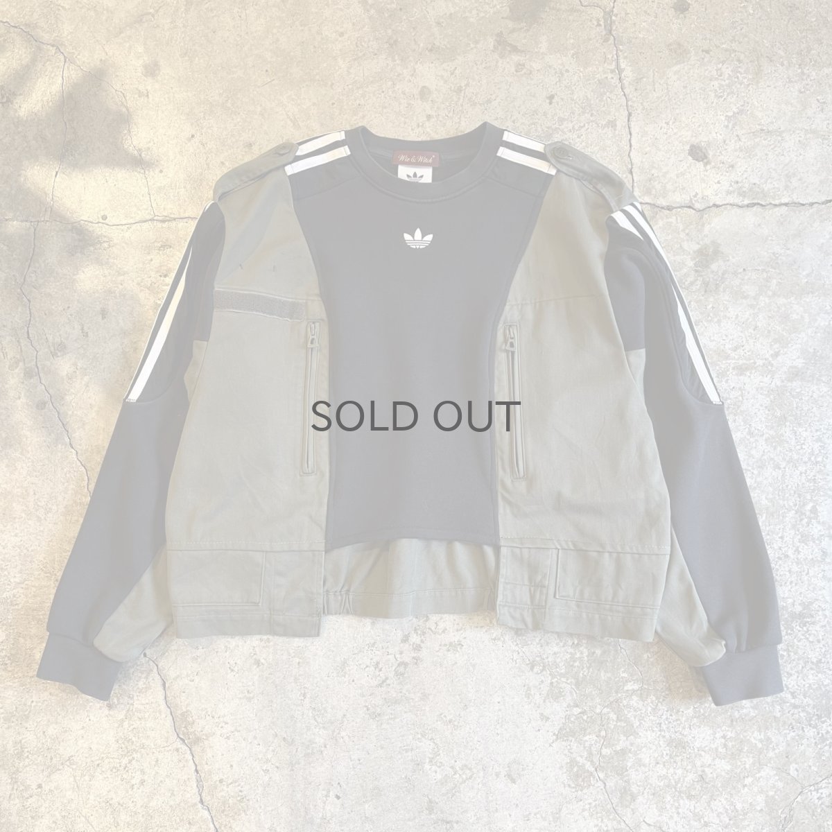 画像1: 【Wiz&Witch】"UNITED" SPORTY MILITARY SWEAT / OS (1)