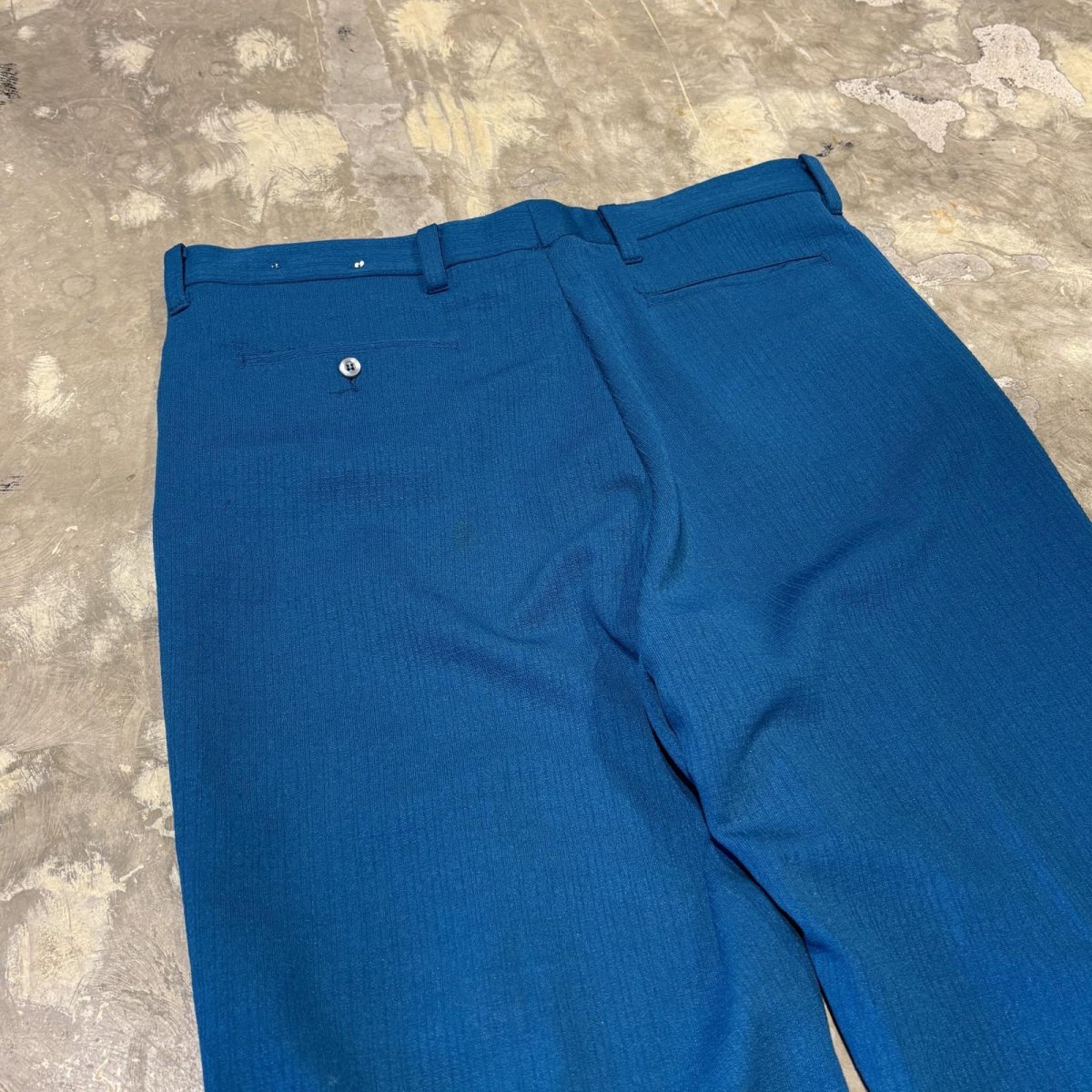 画像9: 70's COLOR STRAIGHT SILHOUETTE SLACKS / W33 / MADE IN USA (9)