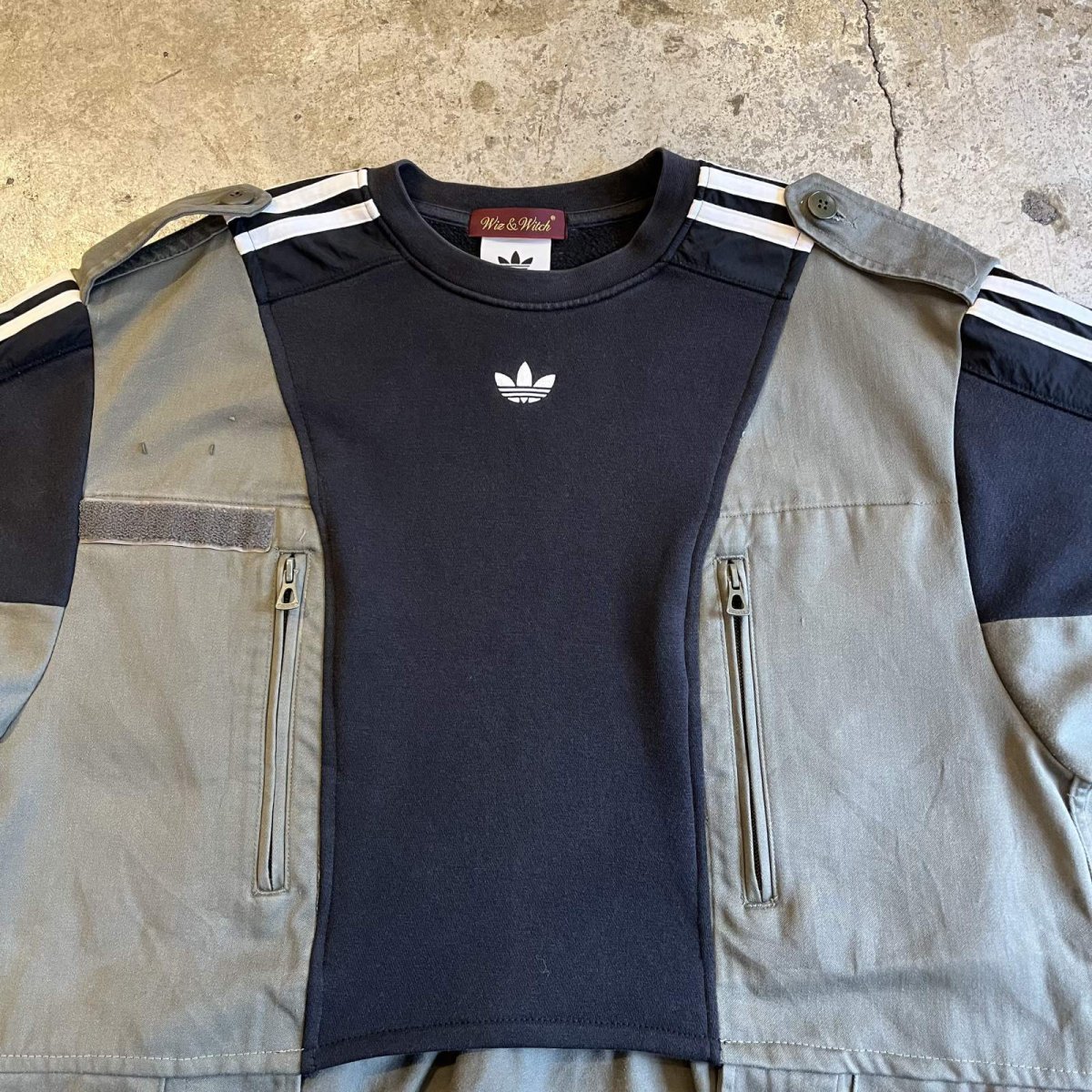 画像8: 【Wiz&Witch】"UNITED" SPORTY MILITARY SWEAT / OS (8)