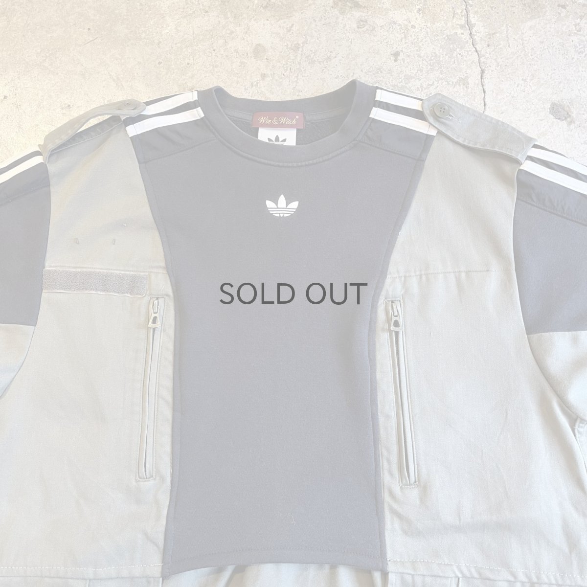 画像8: 【Wiz&Witch】"UNITED" SPORTY MILITARY SWEAT / OS (8)