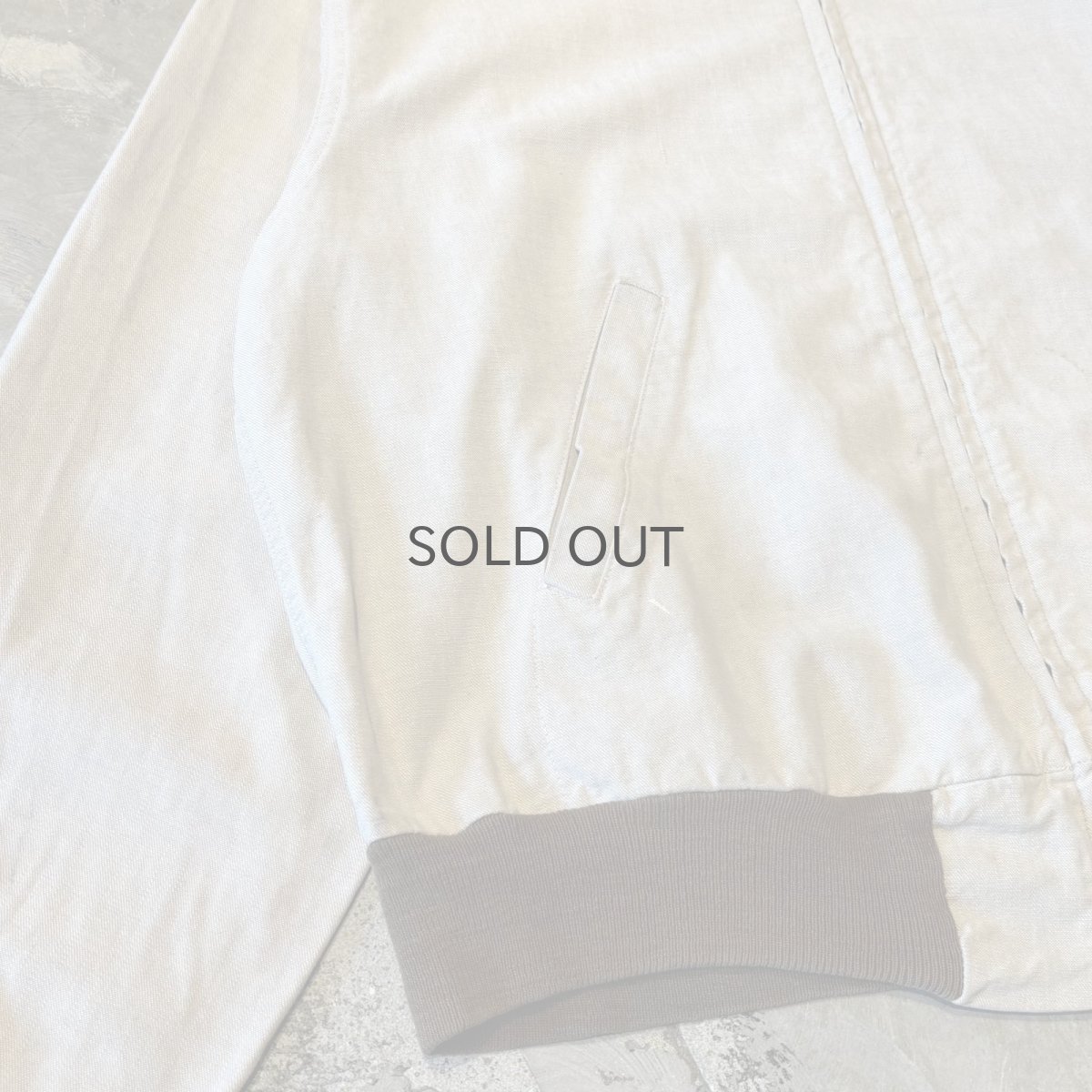 画像5: OLD BICOLOR COTTON ZIP UP JACKET / Mens L (5)