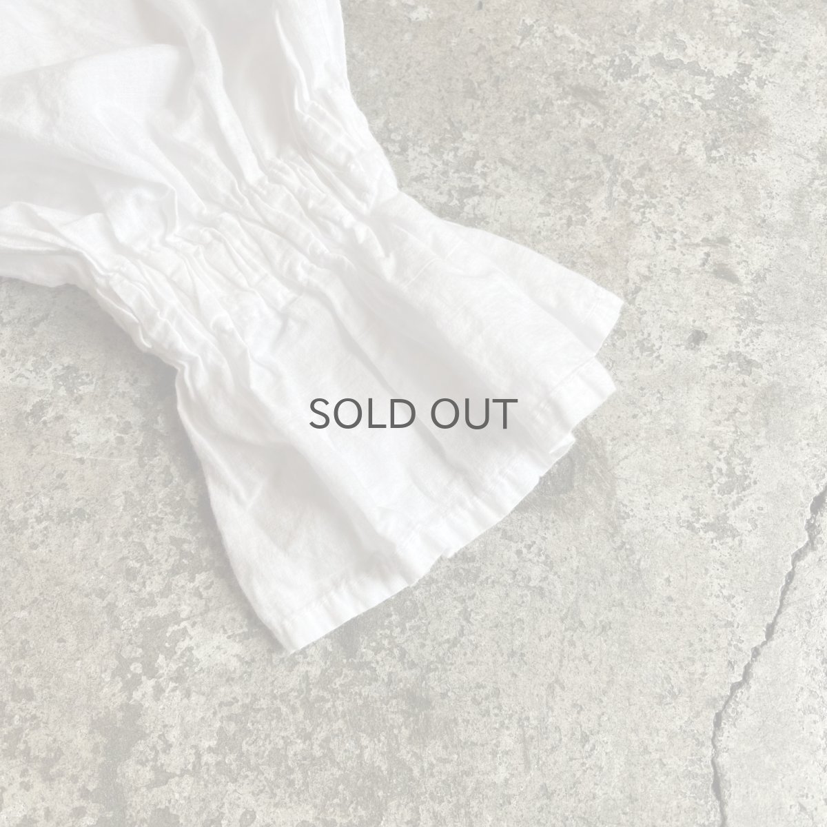 画像6: OLD FRONT RIBBON FRILL DESIGN L/S BLOUSE / Ladies L(ONE SIZE) / MADE IN USA (6)