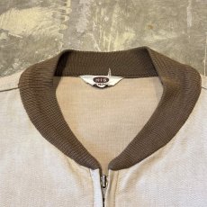 画像10: OLD BICOLOR COTTON ZIP UP JACKET / Mens L (10)