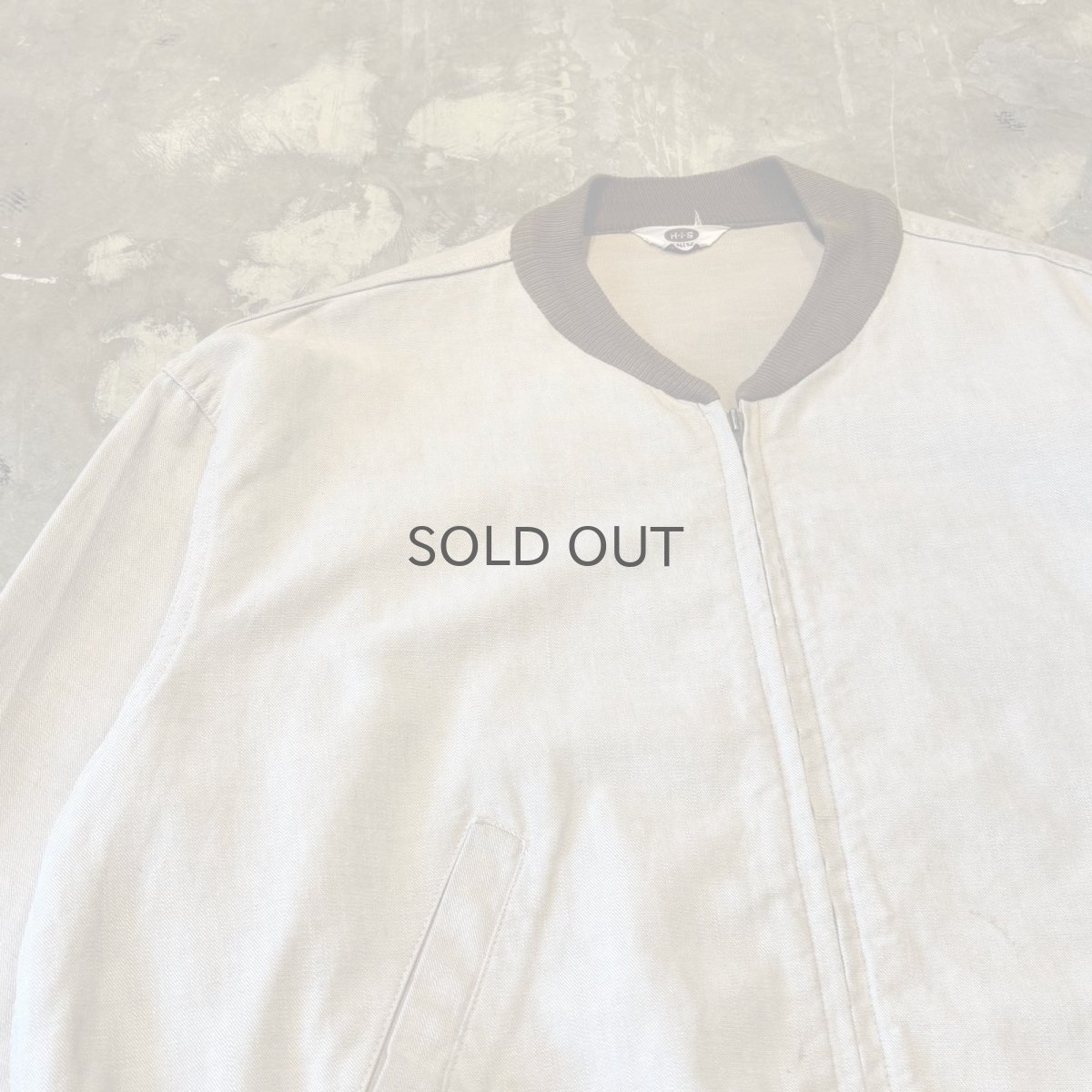 画像3: OLD BICOLOR COTTON ZIP UP JACKET / Mens L (3)