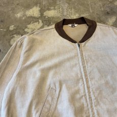 画像3: OLD BICOLOR COTTON ZIP UP JACKET / Mens L (3)