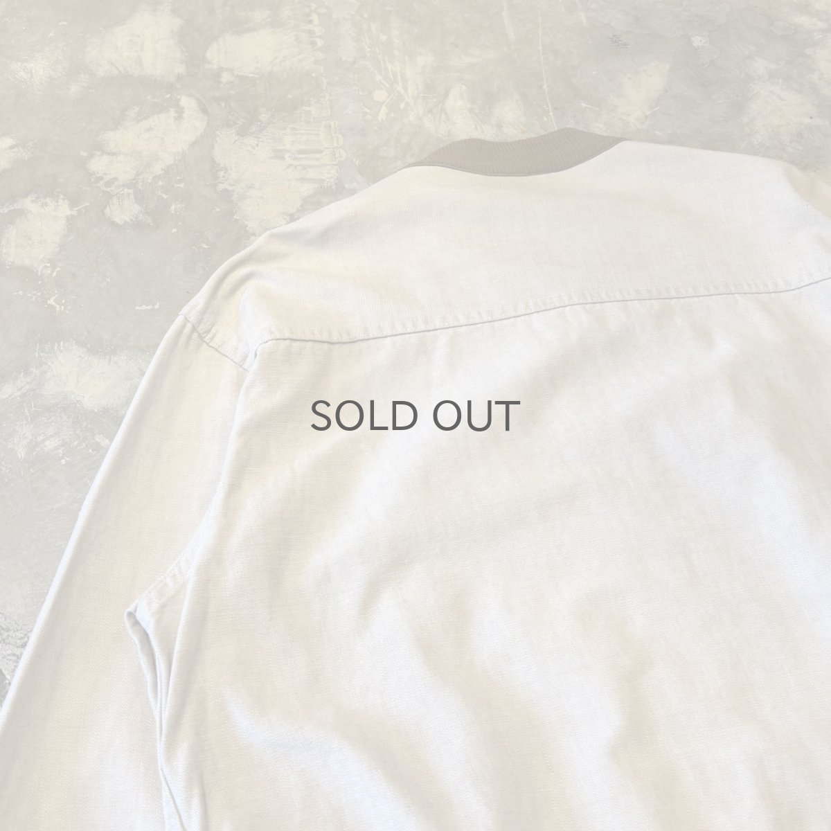 画像9: OLD BICOLOR COTTON ZIP UP JACKET / Mens L (9)