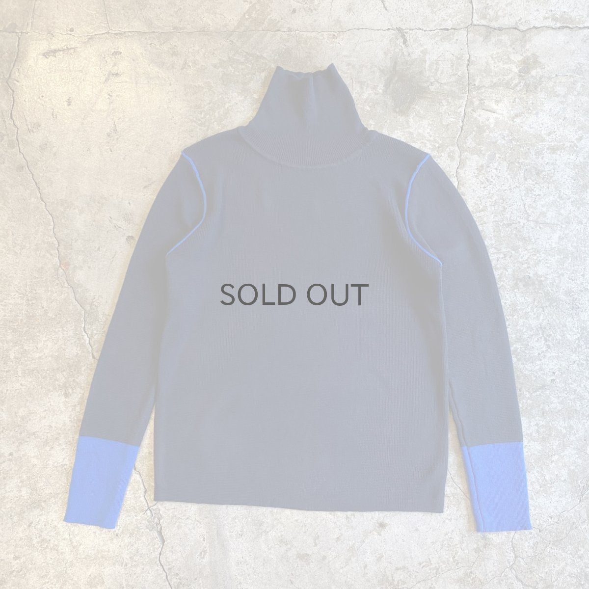 画像1: LINE POINT COLOR TURTLE DESIGN L/S TOPS / Ladies M (1)