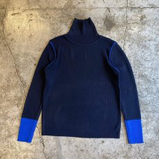 画像1: LINE POINT COLOR TURTLE DESIGN L/S TOPS / Ladies M (1)