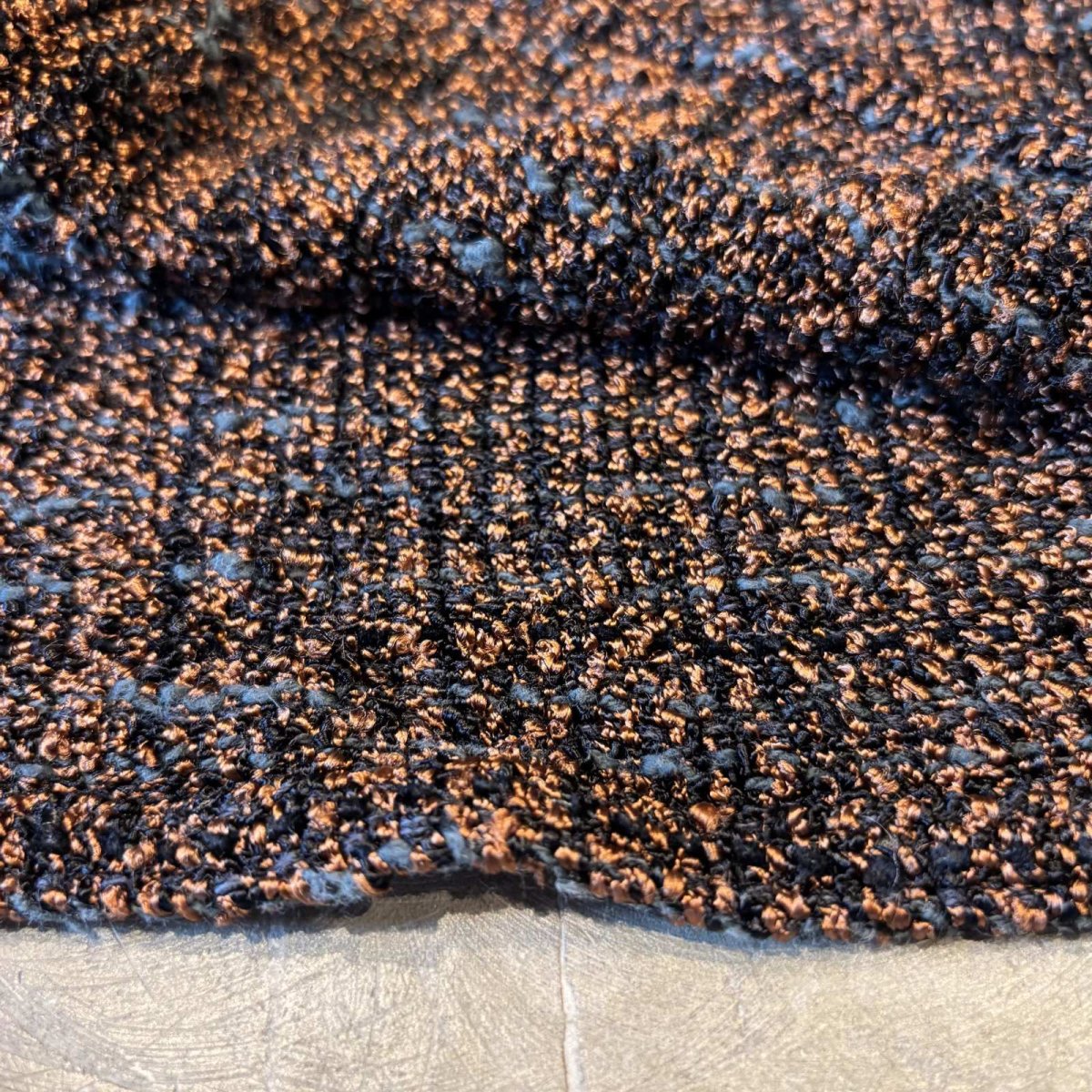 画像8: FRONT OPEN MIX KNIT CARDIGAN / Mens S(M) / MADE IN CANADA (8)