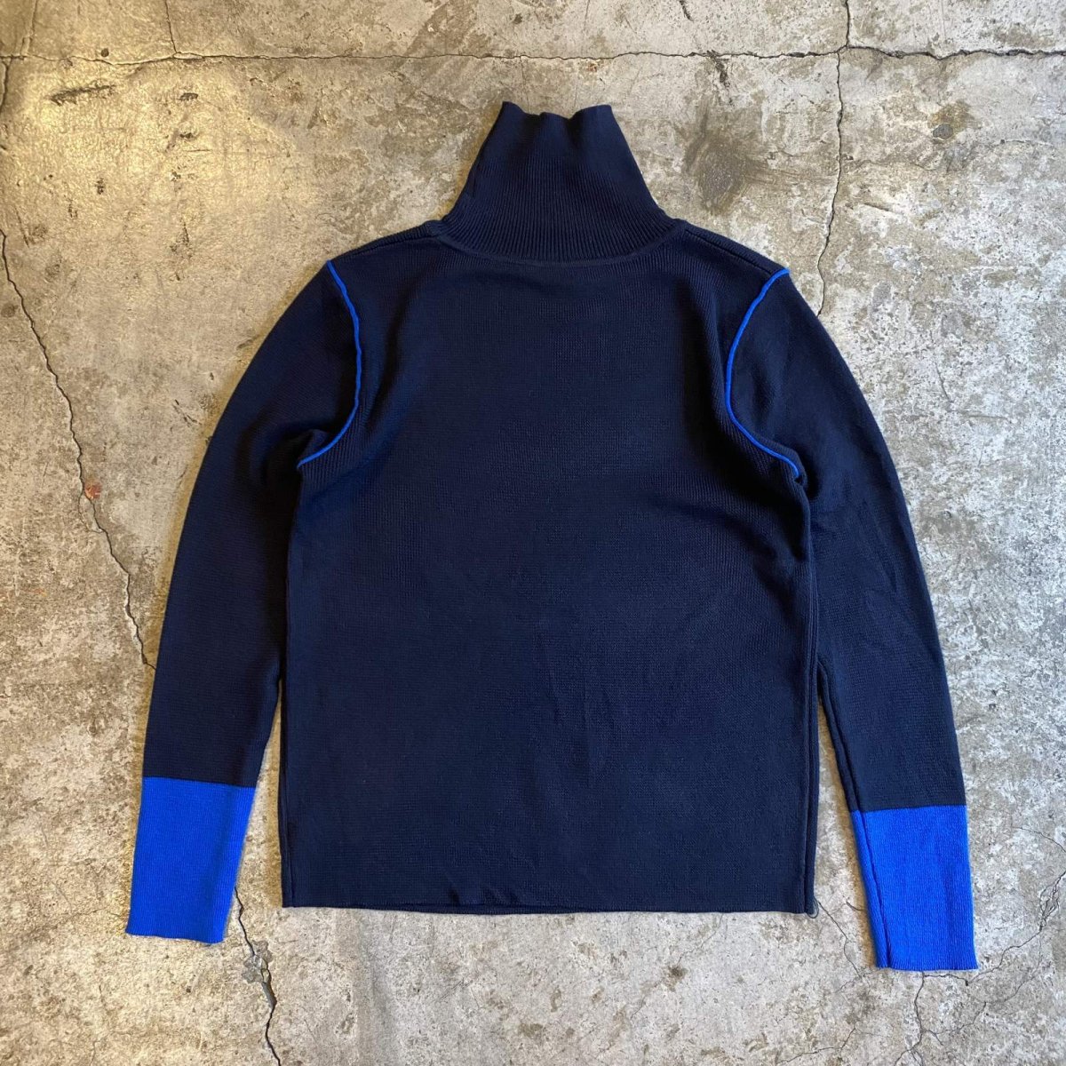 画像2: LINE POINT COLOR TURTLE DESIGN L/S TOPS / Ladies M (2)