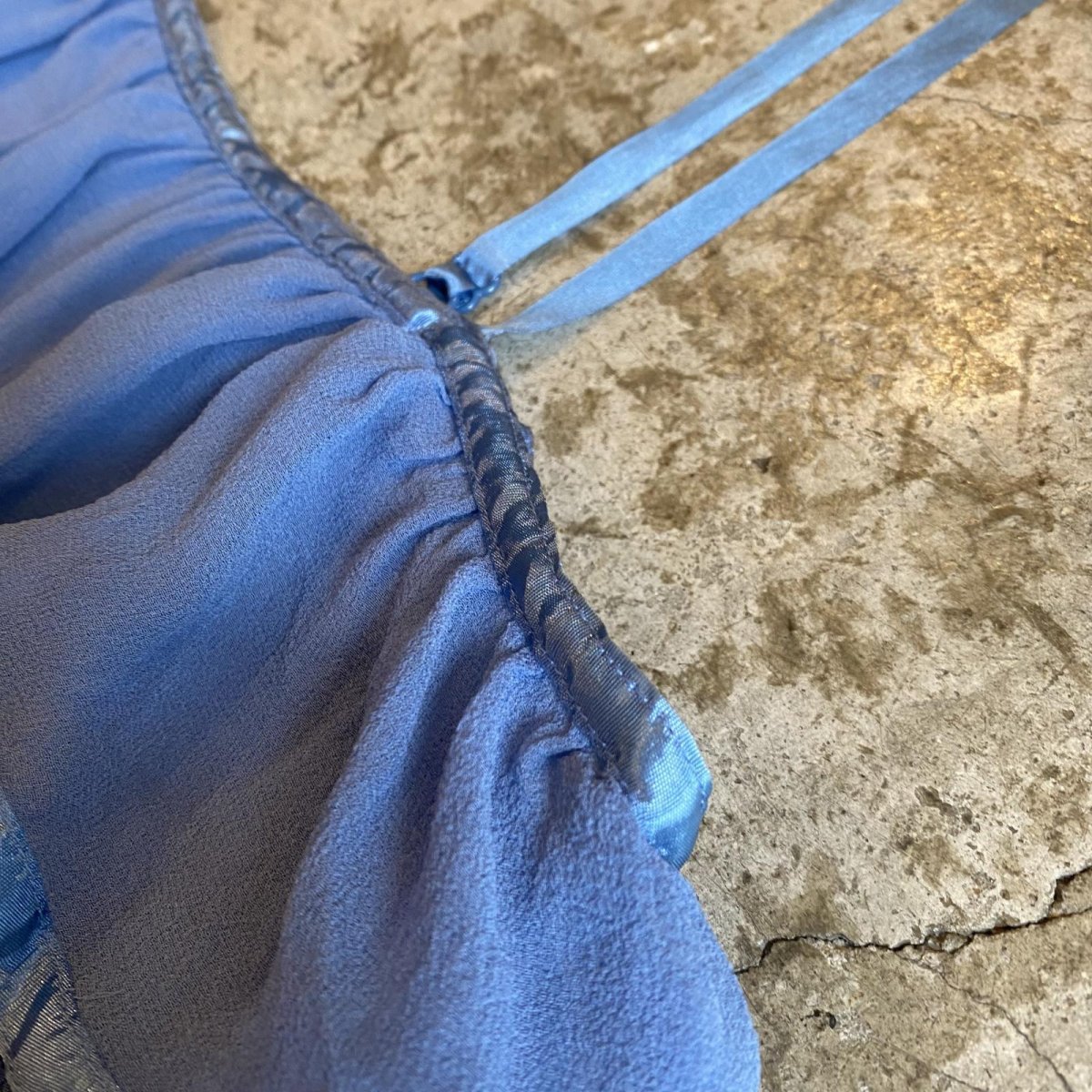 画像5: TIERED DESIGN COLOR SILK CAMISOLE TOPS / Ladies XS(S) (5)