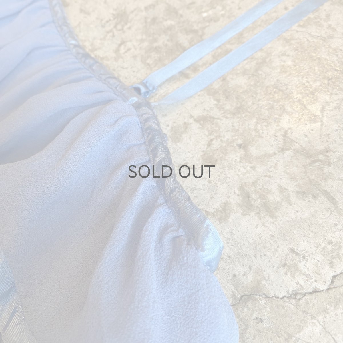 画像5: TIERED DESIGN COLOR SILK CAMISOLE TOPS / Ladies XS(S) (5)