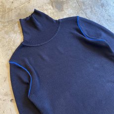 画像3: LINE POINT COLOR TURTLE DESIGN L/S TOPS / Ladies M (3)