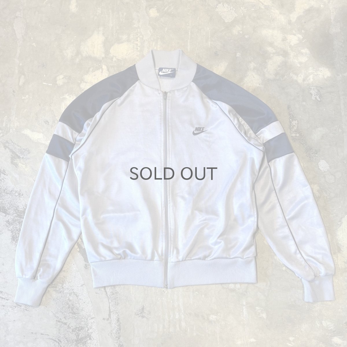 画像1: 80's【NIKE】SWOOSH LOGO BICOLOR TRACK JACKET / Mens L (1)