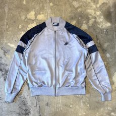 画像1: 80's【NIKE】SWOOSH LOGO BICOLOR TRACK JACKET / Mens L (1)